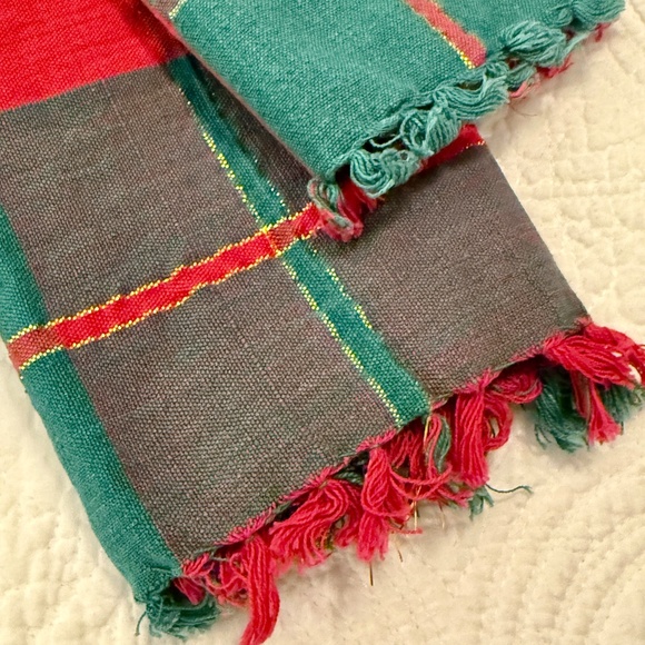Vintage Plaid Christmas Napkins & Mats – Set of 8 - Picture 3 of 6